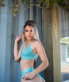 Kelly Ferreira, ass, tan lines, blonde, bikini