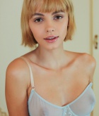Ariela, blonde, naked, shaved, boobs, photo shoot, ass, thong