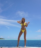Melena Maria Rya, blonde, naked, ass, bikini, yacht