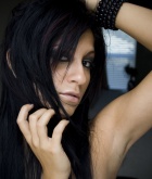 Raven Riley, brunette, strip, latin, piercing