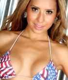 Pam Rodriguez, brunette, tease, bikini, latin