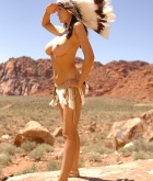 Peta Todd, brunette, topless, native american, busty