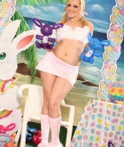 Alexis Texas, blonde, strip, Easter, bunny, eggs