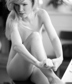 Marketa Belonoha, blonde, strip, nude, ass, pose