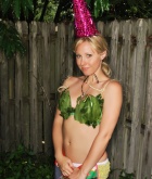 Rachel Sexton, blonde, strip, nude, hat, ass