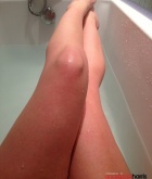 Anastasia Harris, nude, busty, ass, bath, soapy, self
