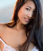 Sharon Lee, asian, strip, nude, boobs, lingerie