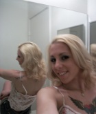 Shawna, blonde, boobs, tattoo, self shot