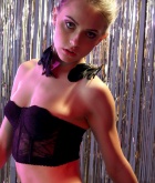 Chloe Toy, blonde, strip, topless, perky, lingerie