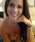 Kaley Kade, brunette, strip, nude, perky, ass, webcam