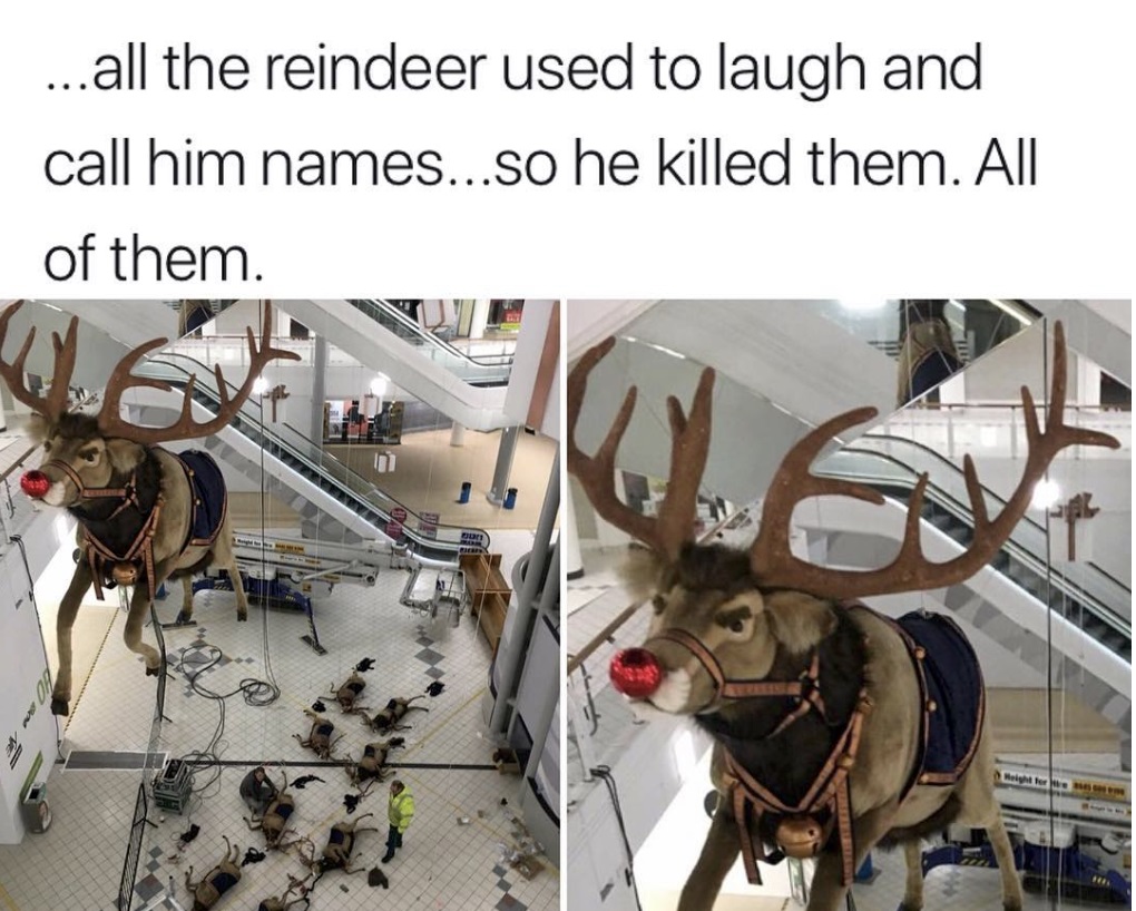 boobs, ass, Christmas, reindeer, cookie