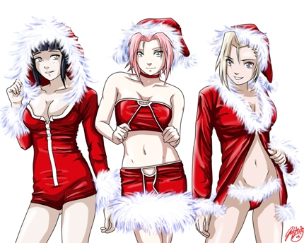 Christmas, snowman, babes, santa, mr T
