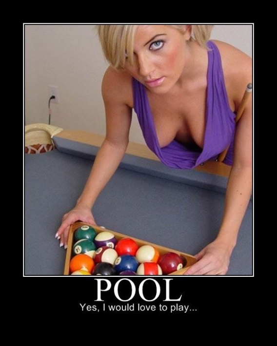 balls, condoms, pool, boobs