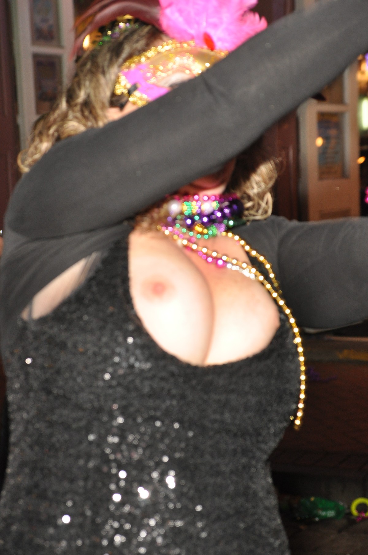 mardi gras, 2012, flash, party, boobs